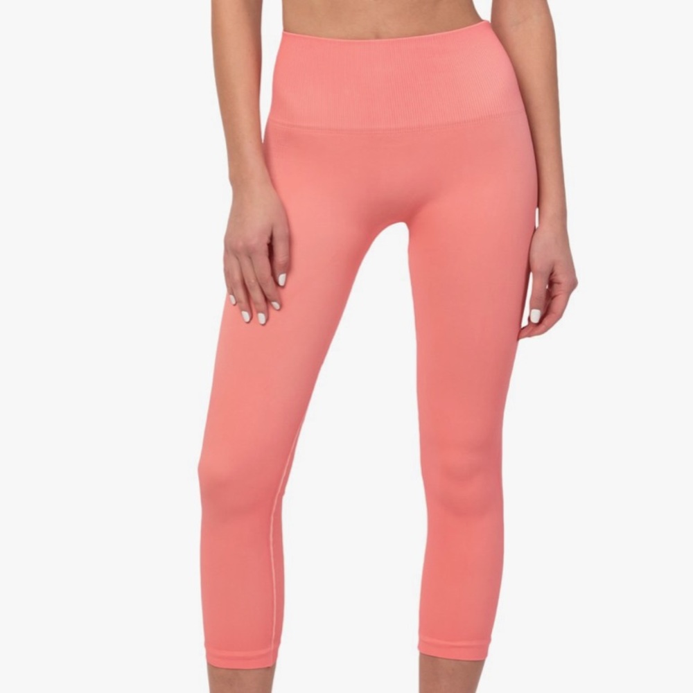 Morgan Stewart sport bubblegum pink leggings